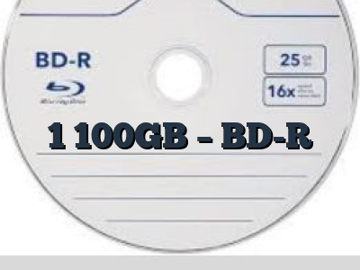 1 100GB - BD-R