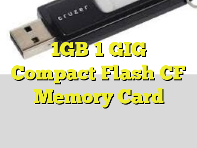 1GB 1 GIG Compact Flash CF Memory Card