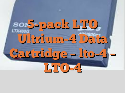 5-pack LTO Ultrium-4 Data Cartridge - lto-4 - LTO-4