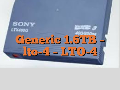 Generic 1.6TB - lto-4 - LTO-4