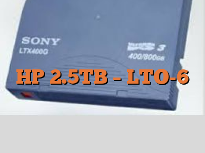 HP 2.5TB - LTO-6