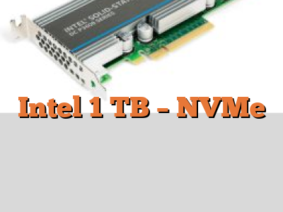 Intel 1 TB - NVMe