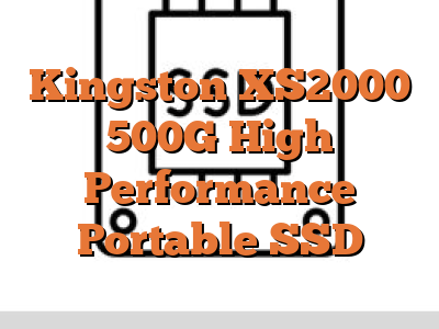 Kingston XS2000 500G High Performance Portable SSD