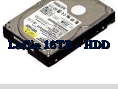LaCie 16TB - HDD