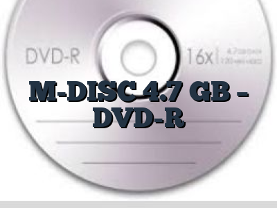 M-DISC 4.7 GB - DVD-R