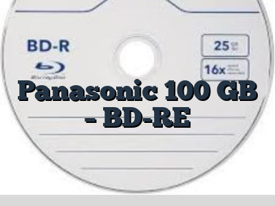 Panasonic 100 GB - BD-RE