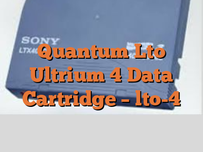 Quantum Lto Ultrium 4 Data Cartridge - lto-4