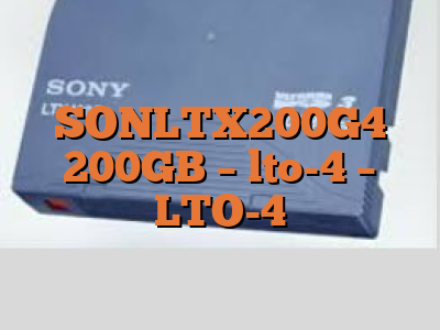 SONLTX200G4 200GB - lto-4 - LTO-4