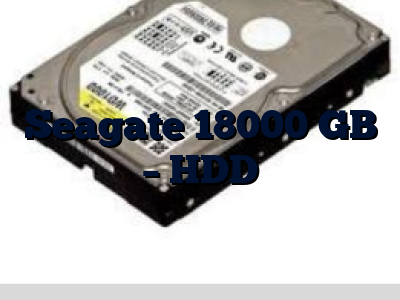 Seagate 18000 GB - HDD