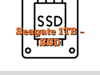 Seagate 1TB - SSD