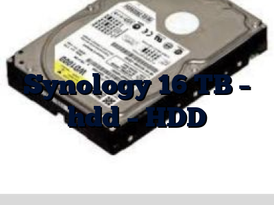 Synology 16 TB - hdd - HDD