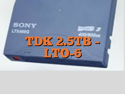 TDK 2.5TB - LTO-6