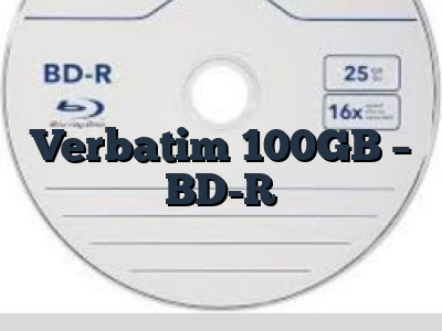 Verbatim 100GB - BD-R
