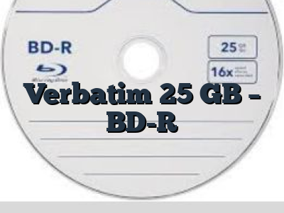 Verbatim 25 GB - BD-R