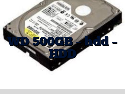 WD 500GB - hdd - HDD