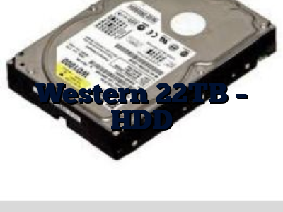 Western 22TB - HDD