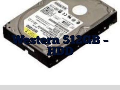 Western 512GB - HDD