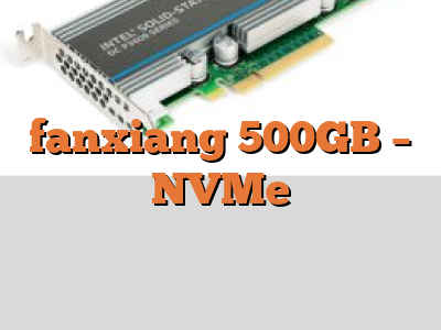 fanxiang 500GB - NVMe